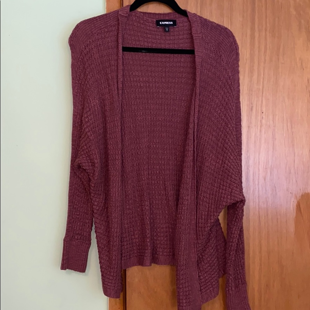 Size M Thermal Dolman Sleeve Cardigan